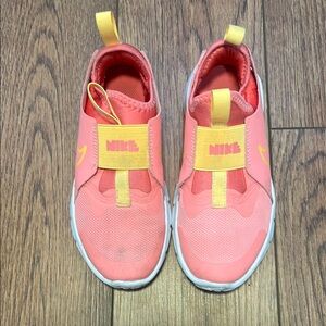 Nike Kids Pink and Yellow Sneakers